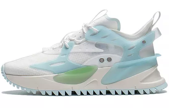 LINING CF Lifestyle Shoes Men Low-top Cloud White / Soft Water Blue / Water Blue