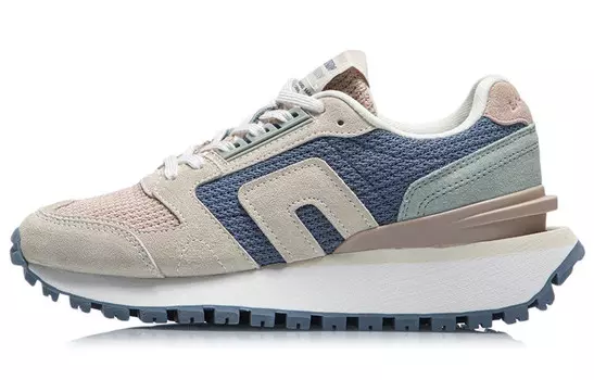 LINING CF Lifestyle Shoes Women's Low-top Lime Blue/custard Grey/aqua Grey