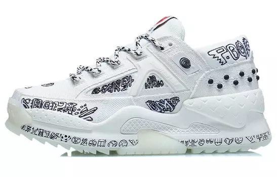 LINING CF Lifestyle Shoes Women's Low-top Mist White