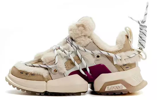 LINING Disney Lifestyle Shoes Women's Low-top Brown/white