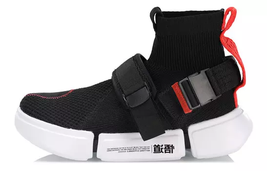 LINING Essence 2 Lifestyle Shoes Women's High-top Black/Red