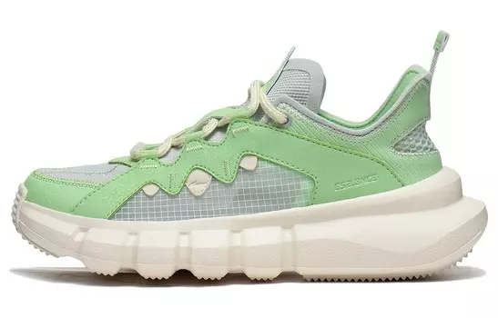 LINING Essence Lifestyle Shoes Women's Low-top Green/gray