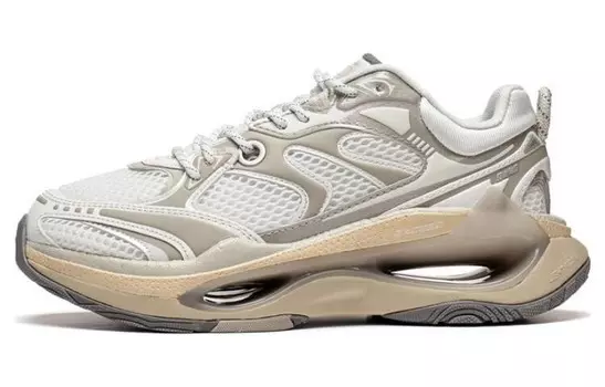 LiNing Exceed Infinity Lifestyle Shoes Women's Low-top White/Gray