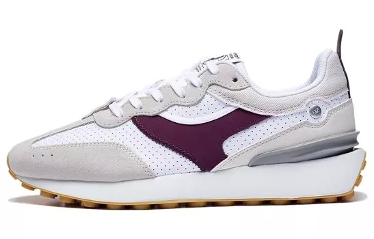 LINING Fangyuan Classic Lifestyle Shoes Men Low-top White/grey/purple