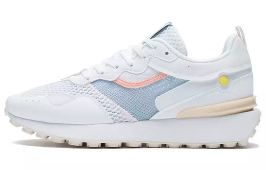 LINING Fangyuan Classic Lifestyle Shoes Women's Low-top Off-white / Standard White / Light Navel Blue