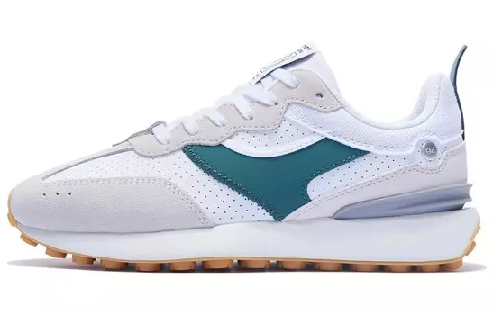 LINING Fangyuan Classic Lifestyle Shoes Women's Low-top White/gray/green