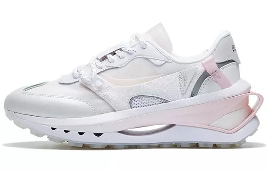 LINING Fangyuan Premium Lifestyle Shoes Women's Low-top Standard White / New Weak Pink