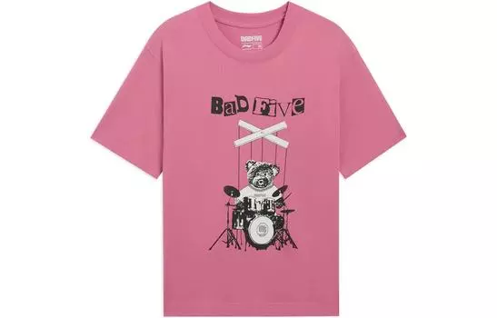 LINING Футболка Badfive женская розовые
