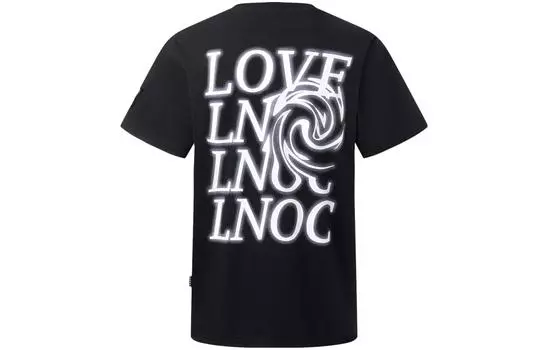 LiNing Футболка с короткими рукавами унисекс черные