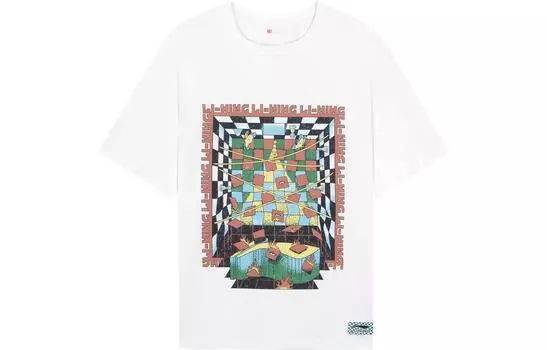 LiNing Футболка унисекс белые