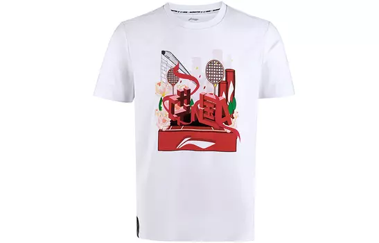 LINING Футболка унисекс белые