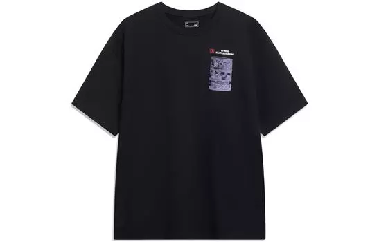 LiNing Футболка унисекс черные
