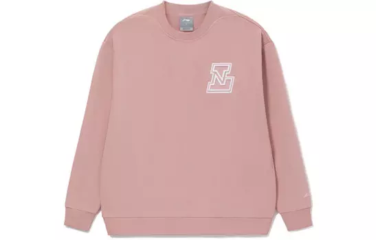 LINING Коллекция спортивной моды, свитшот унисекс, Misty Rose Pink