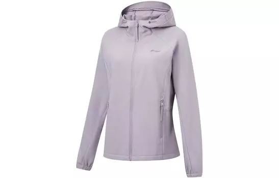 LINING Куртка серии Fitness, женская, Ludian, фиолетовая