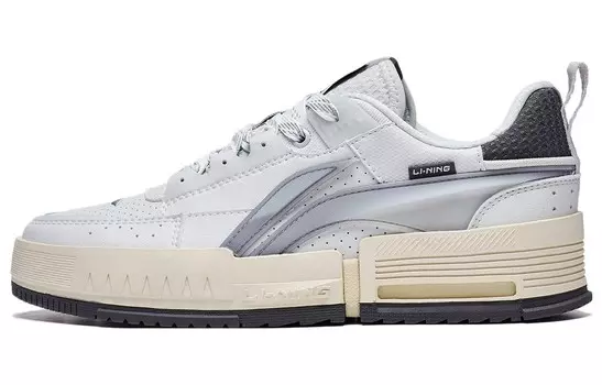 LINING Li Cheng Lifestyle Shoes Women's Low-top White/gray