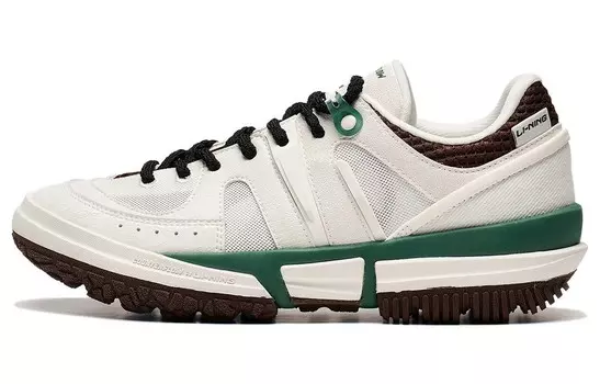 LINING Linchuan Lite Lifestyle Shoes Women's Low-top White/brown/green