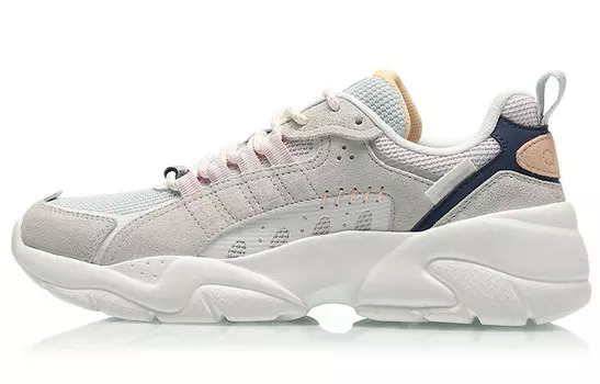 LINING Moonchaser Lifestyle Shoes Women's Low-top Grey/white