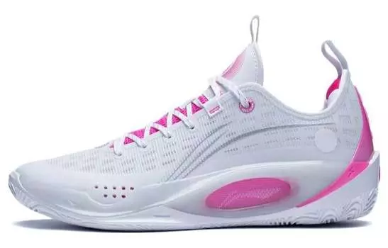 Lining Мужские баскетбольные кроссовки Li Ning Way of Wade 808 2.0, Белый/Розовый