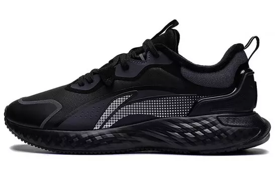 LINING Protection Cloud Lifestyle Shoes Men Low-top Black/cold Ebony Black