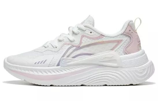 LINING Qingyou Lifestyle Shoes Women's Low-top White/pink