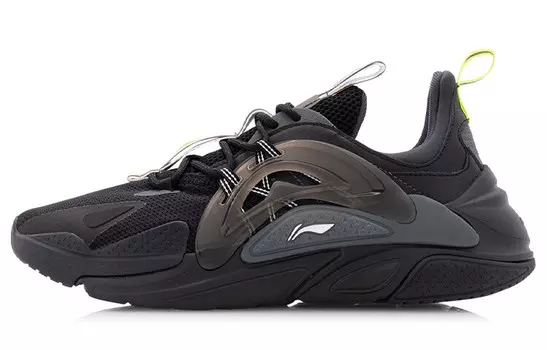 LINING Spark Lifestyle Shoes Men Low-top Black/Blue