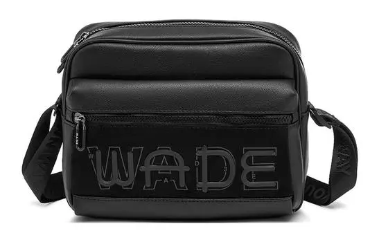 LINING Сумка через плечо из полиуретана с подкладкой, обычная, унисекс, черная