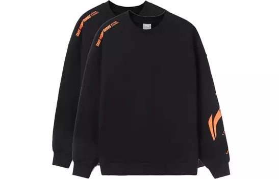 LINING Свитшот унисекс, 2 шт., черная