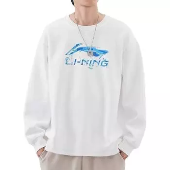 LINING Свитшот унисекс белые