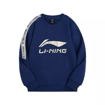 LINING Свитшот унисекс темно-синяя