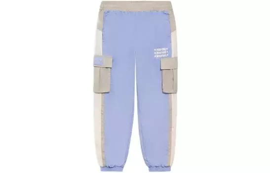 LINING Трикотажные спортивные брюки женские фиолетовые