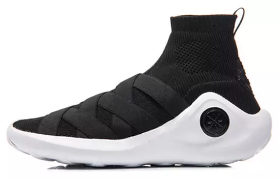 LINING Wade Collection Vintage Basketball Shoes Men High-top Black