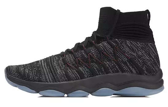 LINING Wujie Lifestyle Shoes Unisex High-top Black/Gray