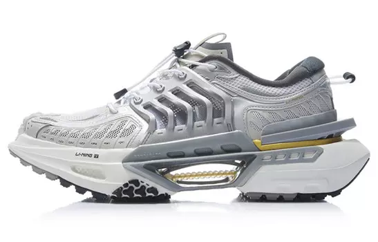 LiNing Xuankong Lifestyle Shoes Women's Low-top Grey/white
