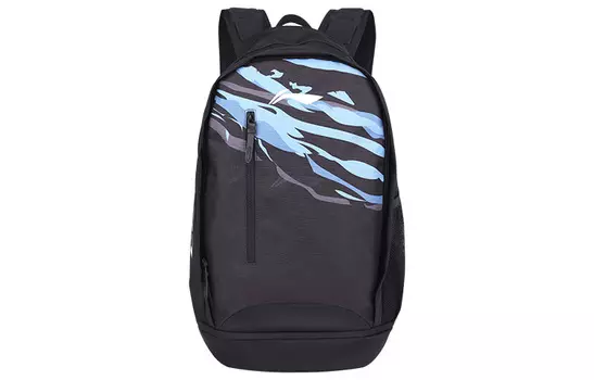 LINING YOUNG Рюкзак из полиэстера, стандартный, черный, с бахромой