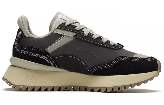 LINING Zaiwu Lifestyle Shoes Women's Low-top Black/bluish Grey/cloudy White