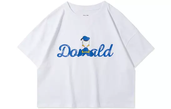 LINING Женская белая футболка Disney X Disney