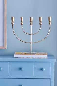 Линка подсвечник Bloomingville, золотой