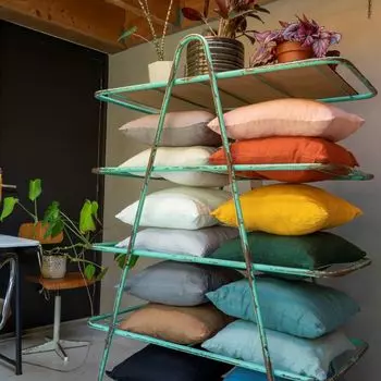 ЛИНН - Чехол на подушку льняной Pumice Stone 45x45 см Dutch Decor