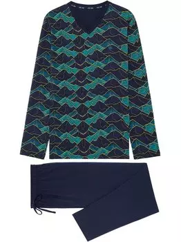 Лино пижамы Hom, синий