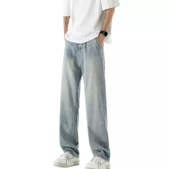 Linsen Джинсы унисекс Мулинсен, Светло-синий