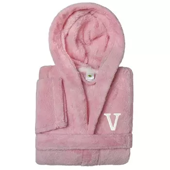 Linum Домашний текстиль Персонализированный детский халат Linum SUPER PLUSH с двойным начесом и капюшоном Linum Home Textiles, V