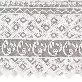 Linum Домашний текстиль, турецкий хлопок Aiden, комплект из 2 белых кружевных полотенец для рук с украшением, синий