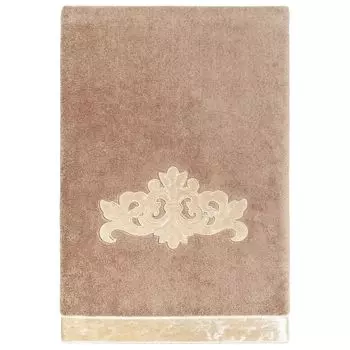 Linum Домашний текстиль, турецкий хлопок, май, набор украшенных полотенец из 3 предметов, серый