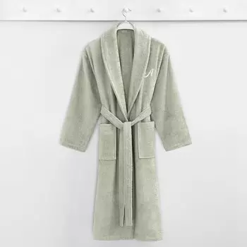 Linum Домашний текстиль Турецкий хлопок Персонализированный махровый халат унисекс Linum Home Textiles, M