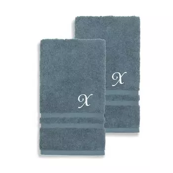 Linum Домашний текстиль, турецкий хлопок, персонализированный набор полотенец для рук Denzi из 2 предметов