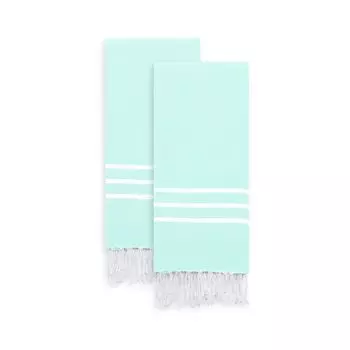Linum Home Textiles, 2 упаковки цветных полотенец для рук Alara Pestemal