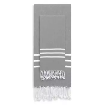Linum Home Textiles Alara Pestemal Набор пляжных полотенец, серый