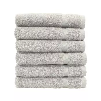 Linum Home Textiles Denzi 6 упаковок мочалок, серый