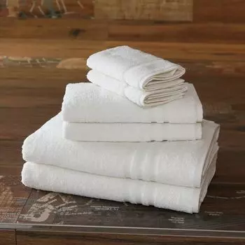 Linum Home Textiles Denzi Набор полотенец из 6 предметов, белый