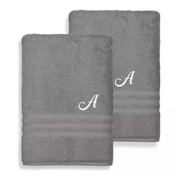 Linum Home Textiles Комплект простыней Denzi из 2 предметов с монограммой